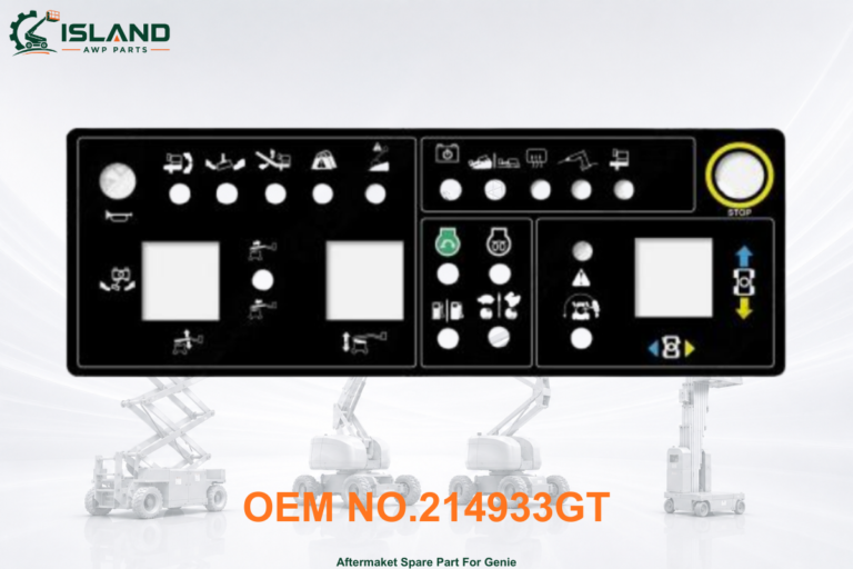 Genie 214933 214933GT compatible platform control panel decal