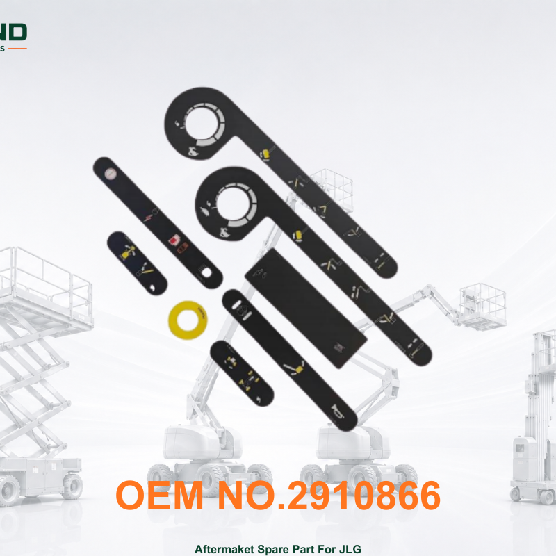 JLG 2910866 compatible platform console decal kit